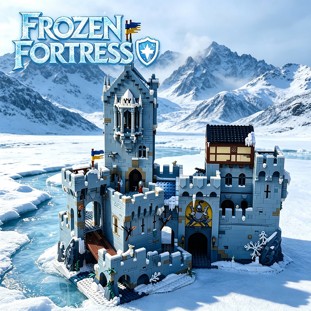 Mountain Fortress 3997pcs Ideas Model Buildling Blocks Bricks Toys competitable 910029