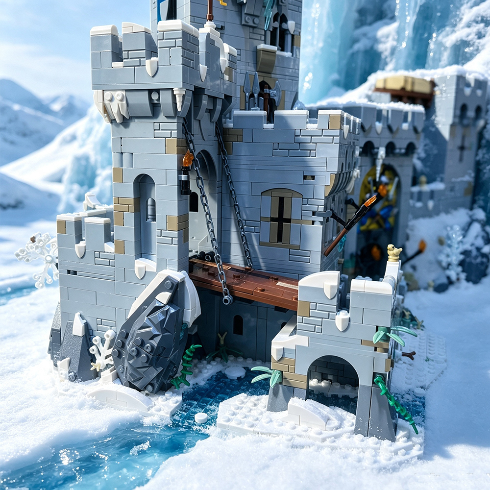 Mountain Fortress 3997pcs Ideas Model Buildling Blocks Bricks Toys competitable 910029