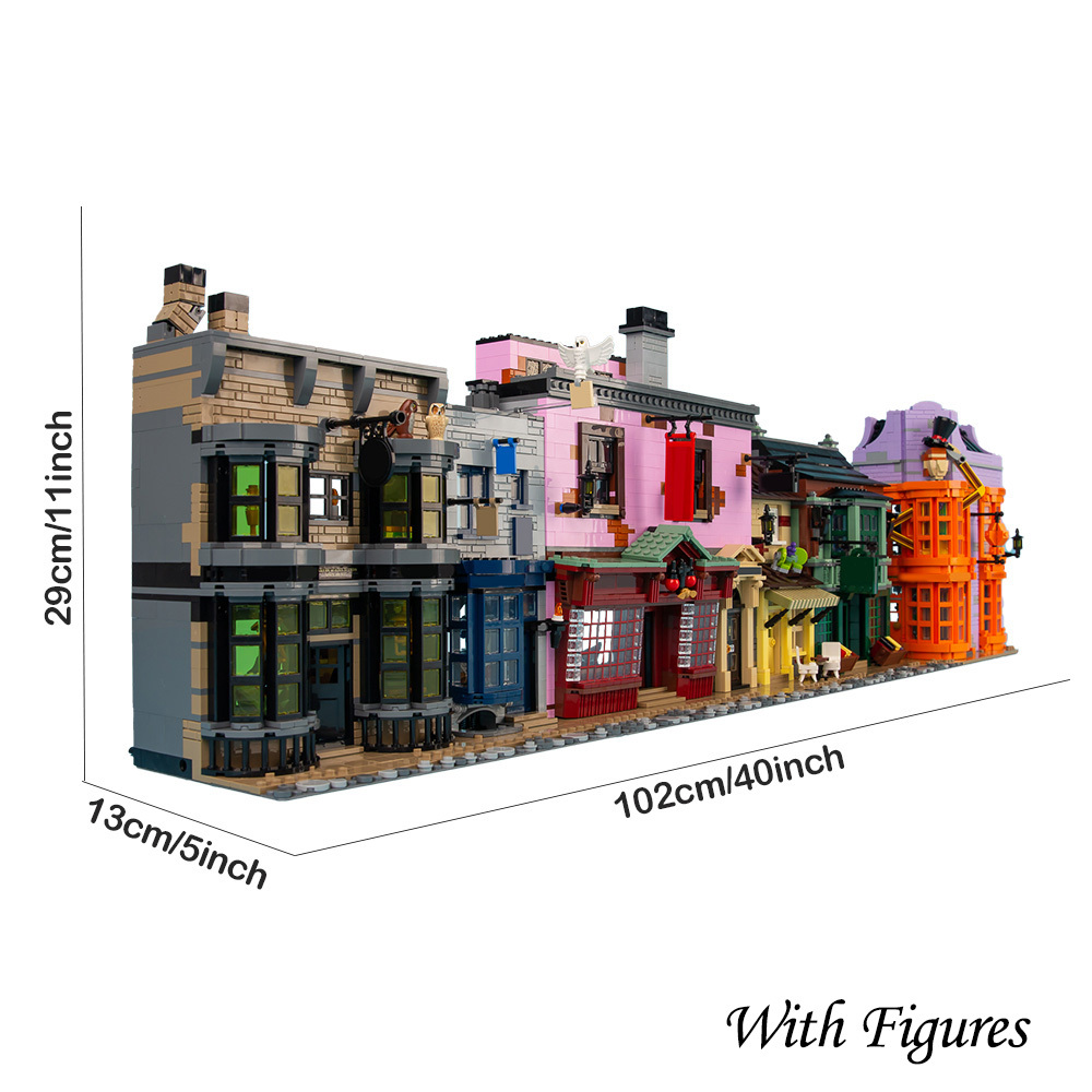 Diagon Alley Ideas Model Buildling Blocks Bricks Toys competitable 75978