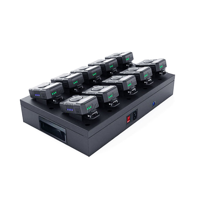 Charging and uploading data body worn cameras docking station management system from NOVESTOM