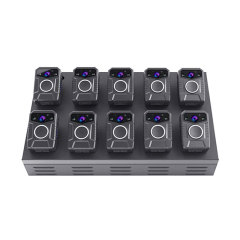 automatically uploading and charging 10ports docking station for body-worn wearable camera NOVESTOM NVS10-A