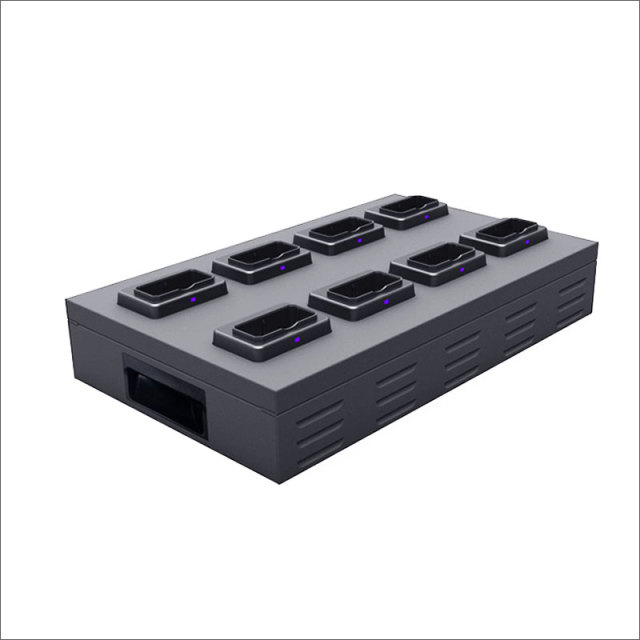 Easy to use body-worn camera 8ports docking station with DEMS software system NVS10-B