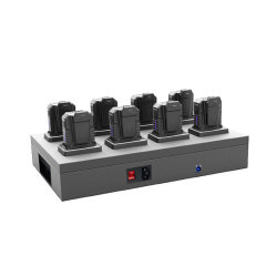 best price docking station with 8ports to upload data from body camera for police working room.