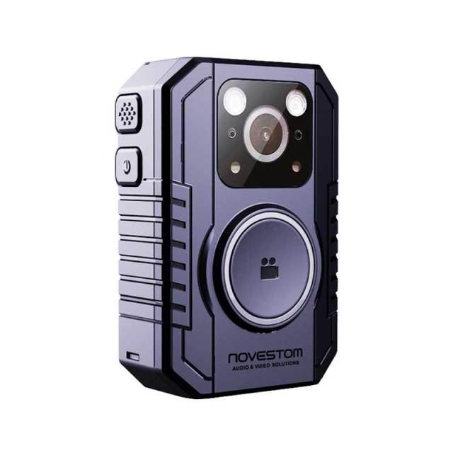 Best easy to operate stand-alone body-worn video police camera NVS4-D with best price from NOVESTOM supplier, Body Cameras, 4K Body Camera with Audio and Night Vision, 4K body cameras, 4K Police body cameras, 4K Body-Worn Cameras,
