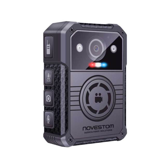 NOVESTOM™ NVS4-T 4G live streaming body worn camera comes with One-click quick recording,  best price and high quality for selling to police law enforcement.