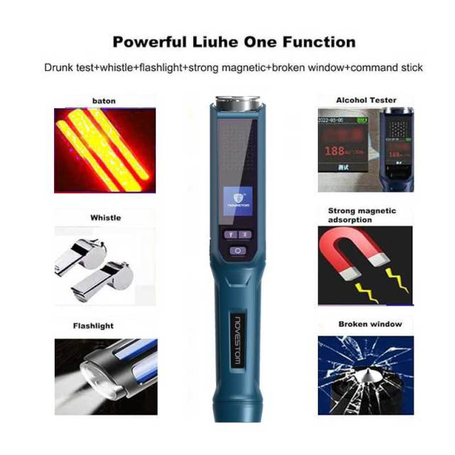 Top10 Low price Breath Alcohol Tester-Breathalyzer-Baton, police Alcohol Tester for drinks from NOVESTOM LKR-100B