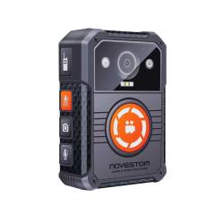 NVS4-T Pro 4G LTE live streaming police body-worn cameras with GPS WIFI SOS PTT CMSV6 from NOVESTOM TECH
