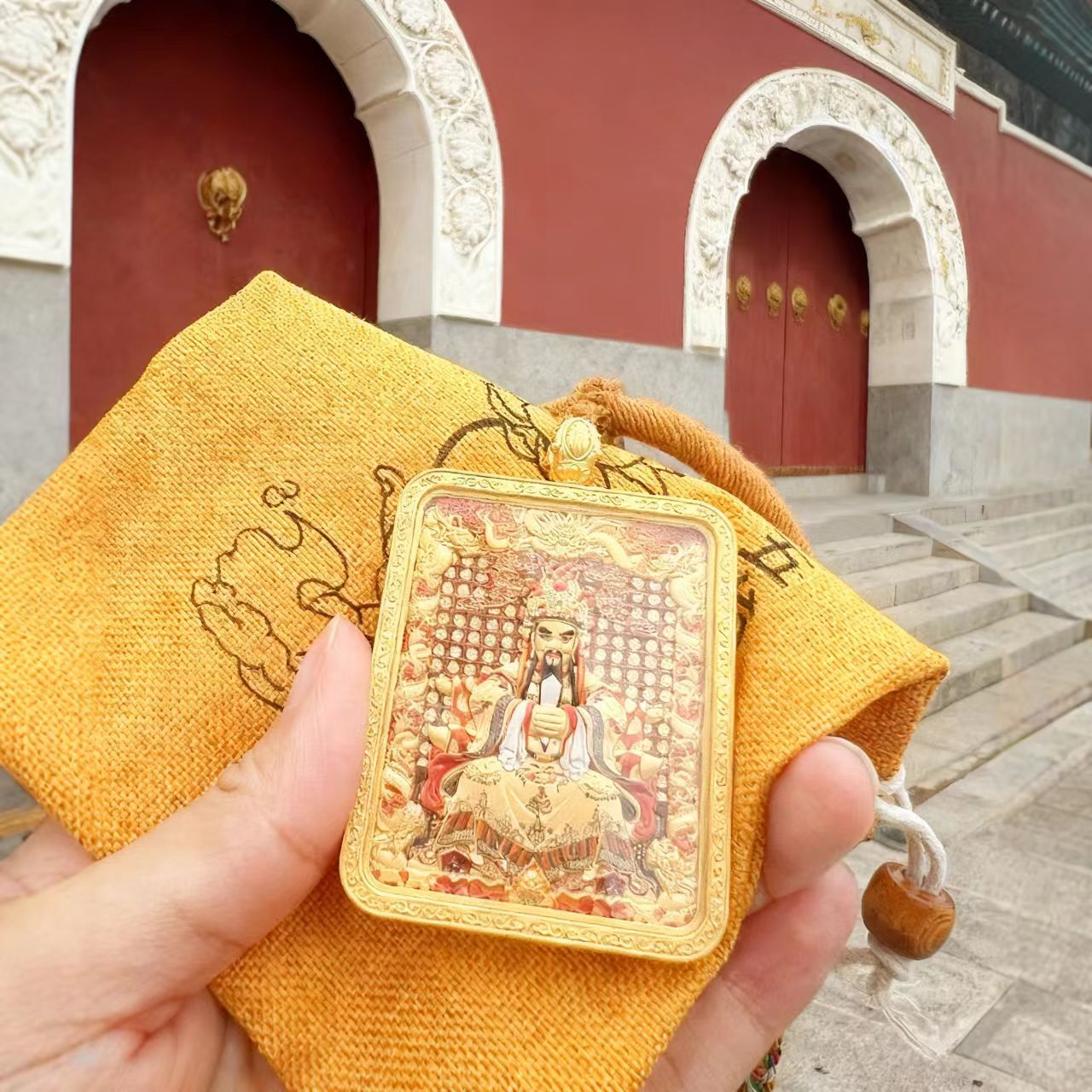 Square Relief Thangka