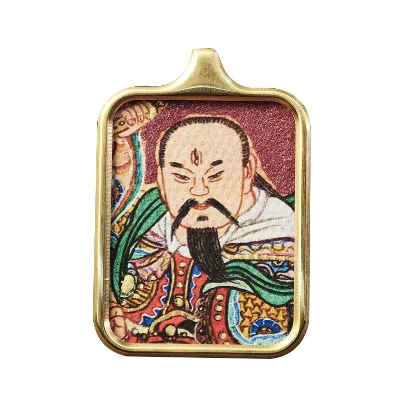 Daoist Cinnabar Gold-traced Thangka