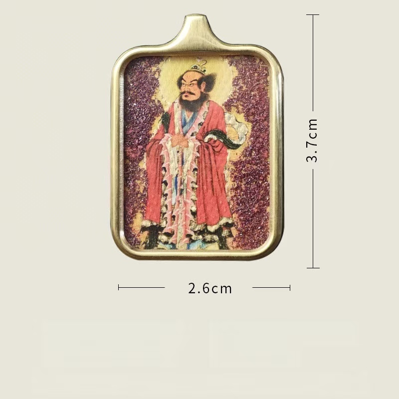 Daoist Cinnabar Gold-traced Thangka
