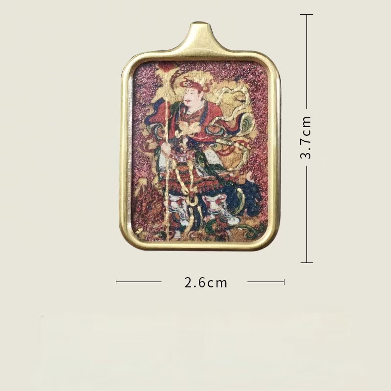 Daoist Cinnabar Gold-traced Thangka