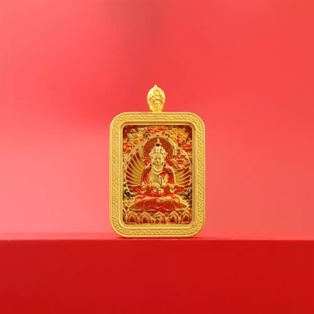 Square Relief Thangka