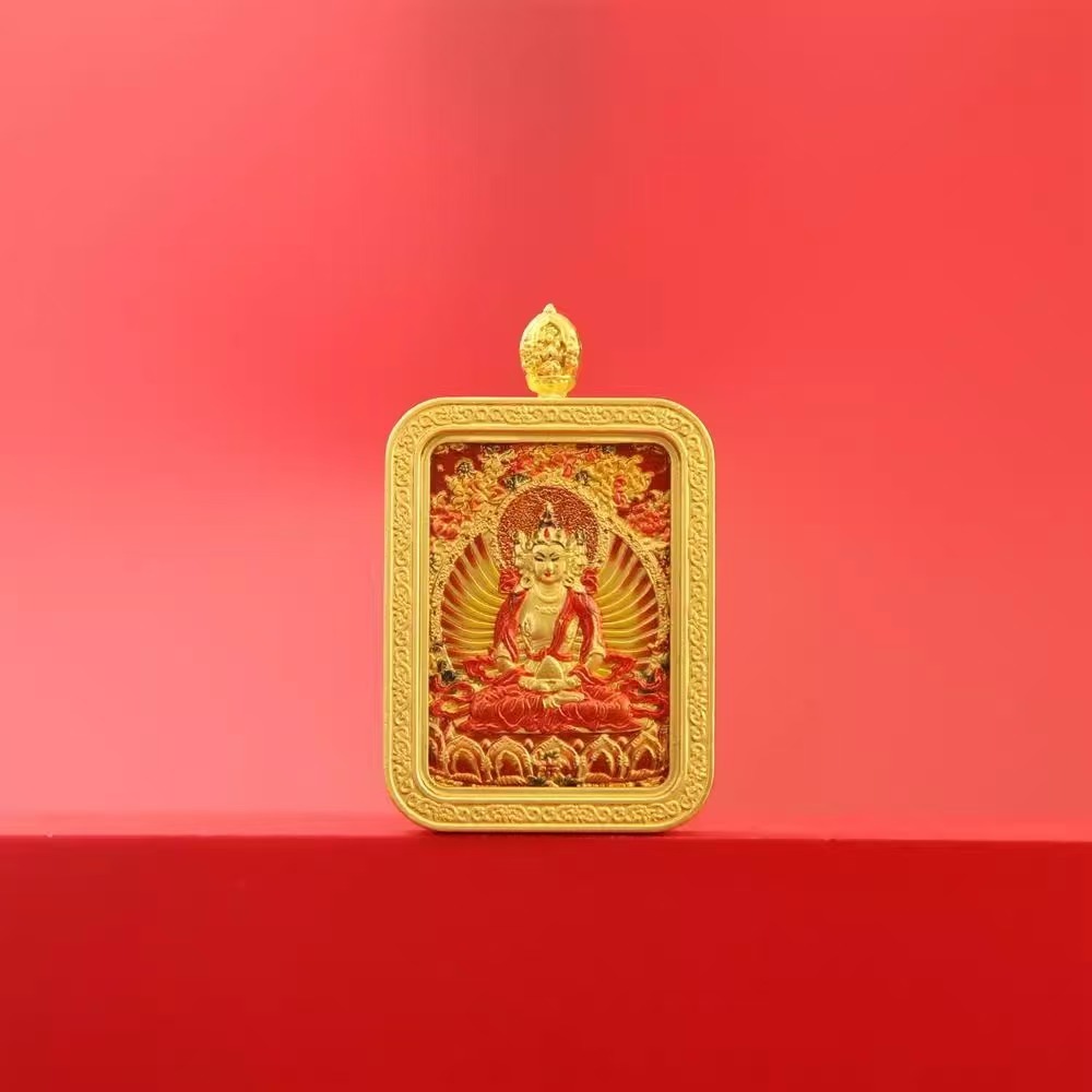 Square Relief Thangka