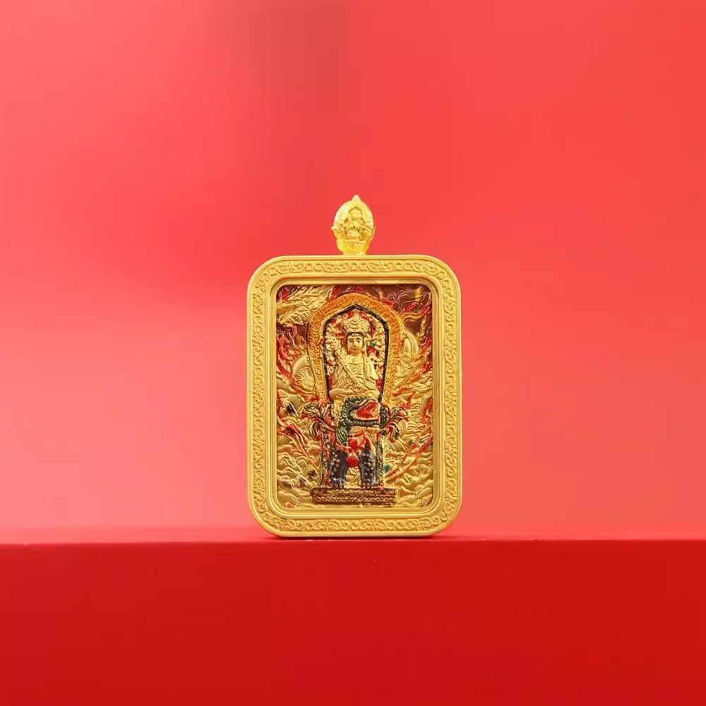 Square Relief Thangka