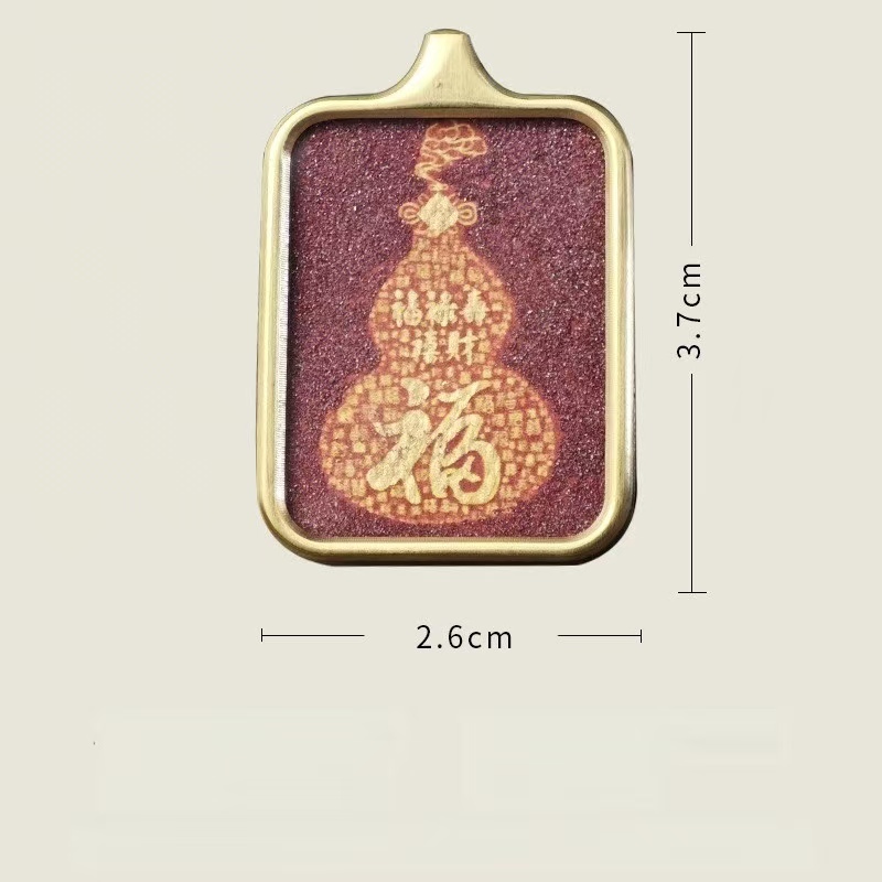 Daoist Cinnabar Gold-traced Thangka