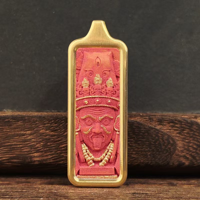Rectangular Cinnabar Thangka