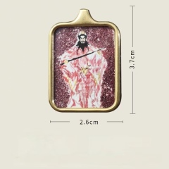 3.7 * 2.6 cm (B)