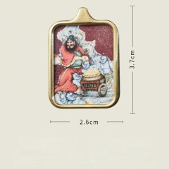 3.7 * 2.6 cm (B)