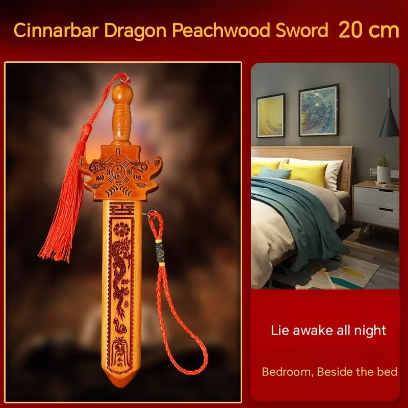 Cinnabar Peachwood Sword