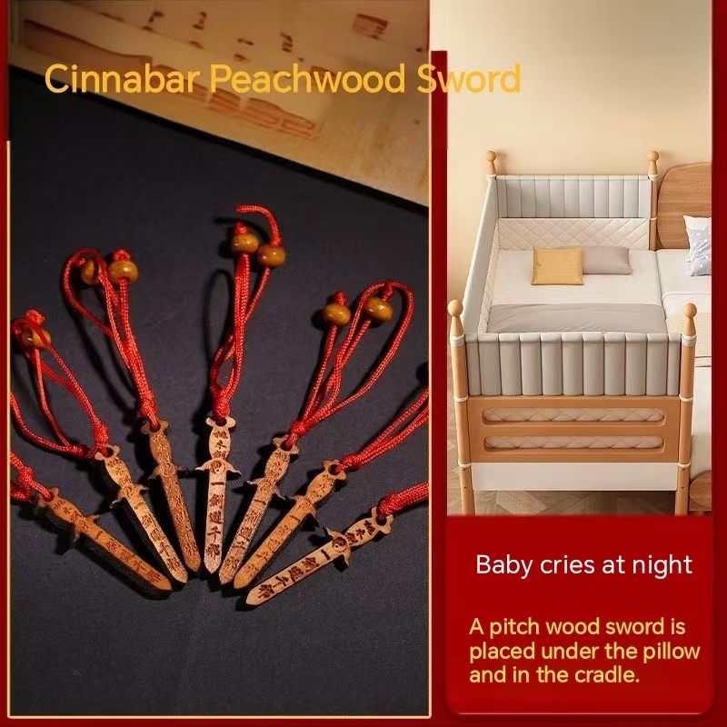 Cinnabar Peachwood Sword
