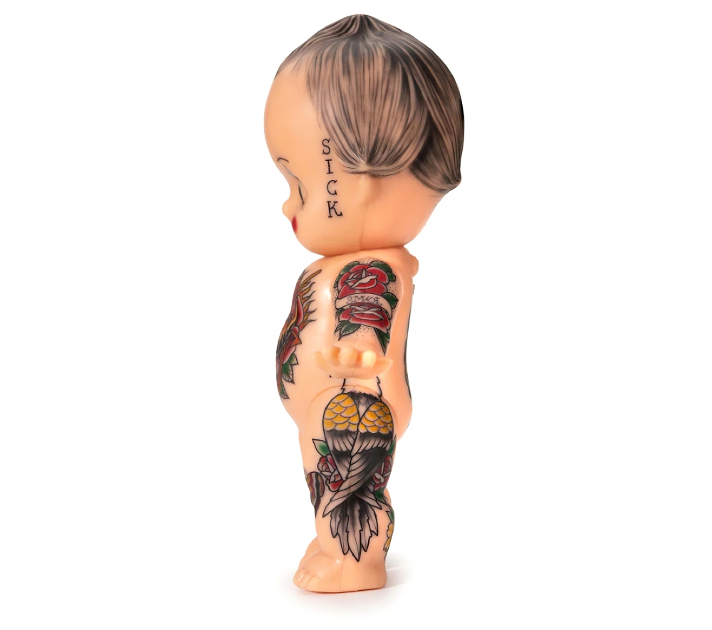 Tattoo silicone practice cute doll display