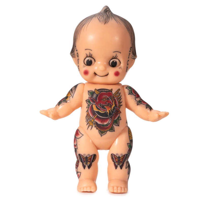 Tattoo silicone practice cute doll display
