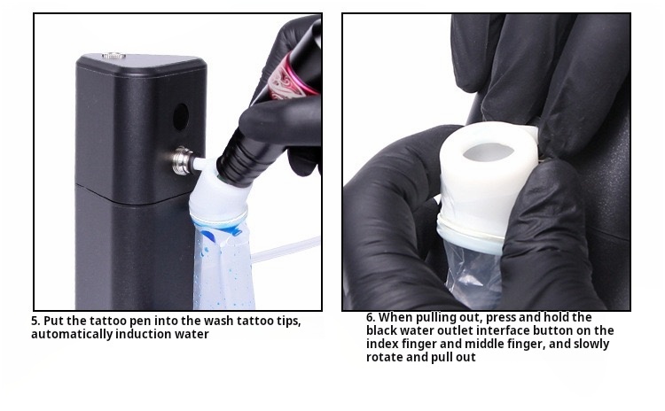 Tattoo needle cleaner