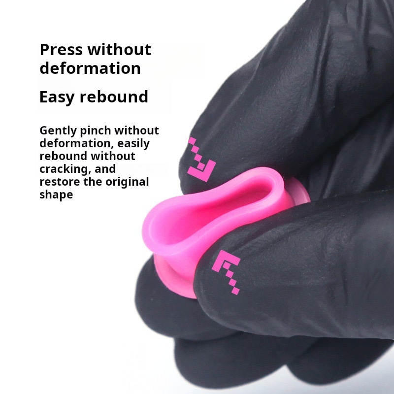 New style heart shape silicone ink cup