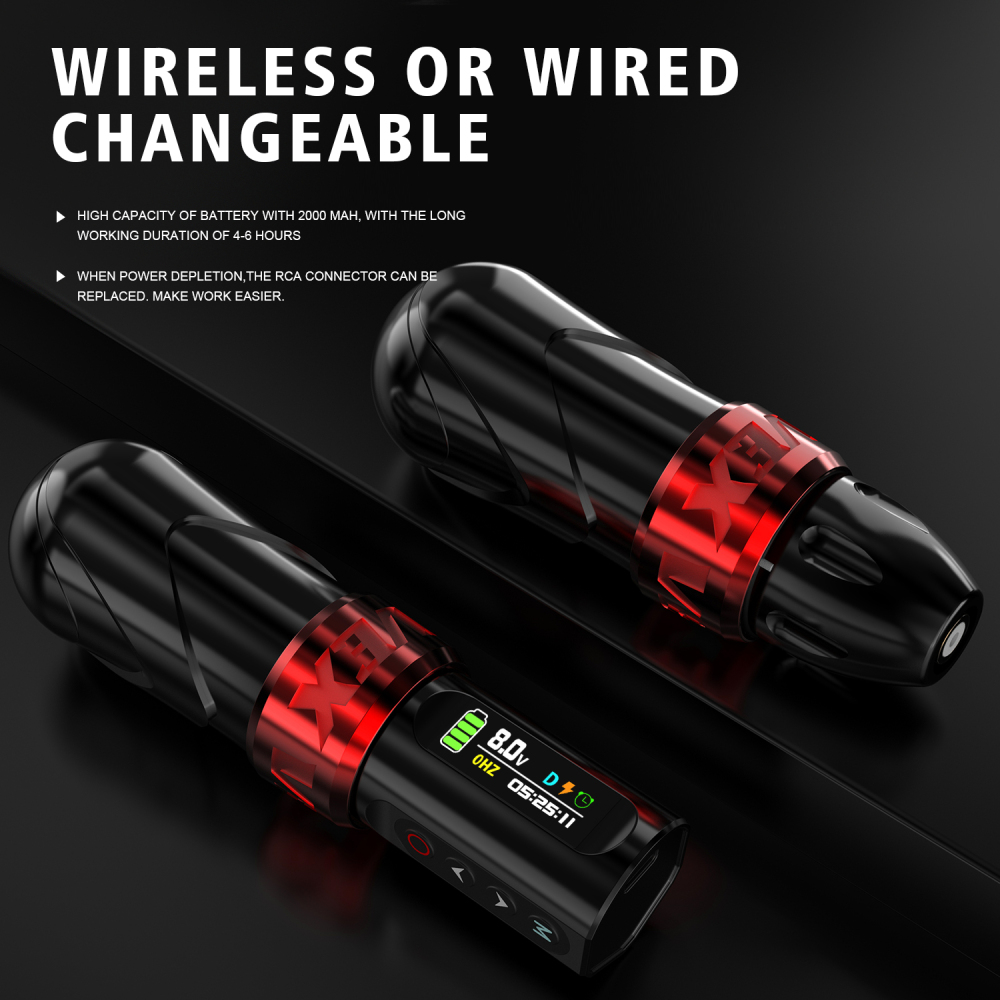 VEX 3.5MM/4.0MM Wireless Battery Tattoo Machine