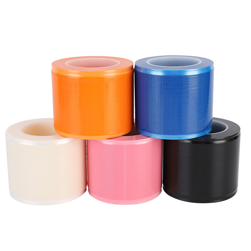 Transparent protective hygienic isolation film for tattoo equipment