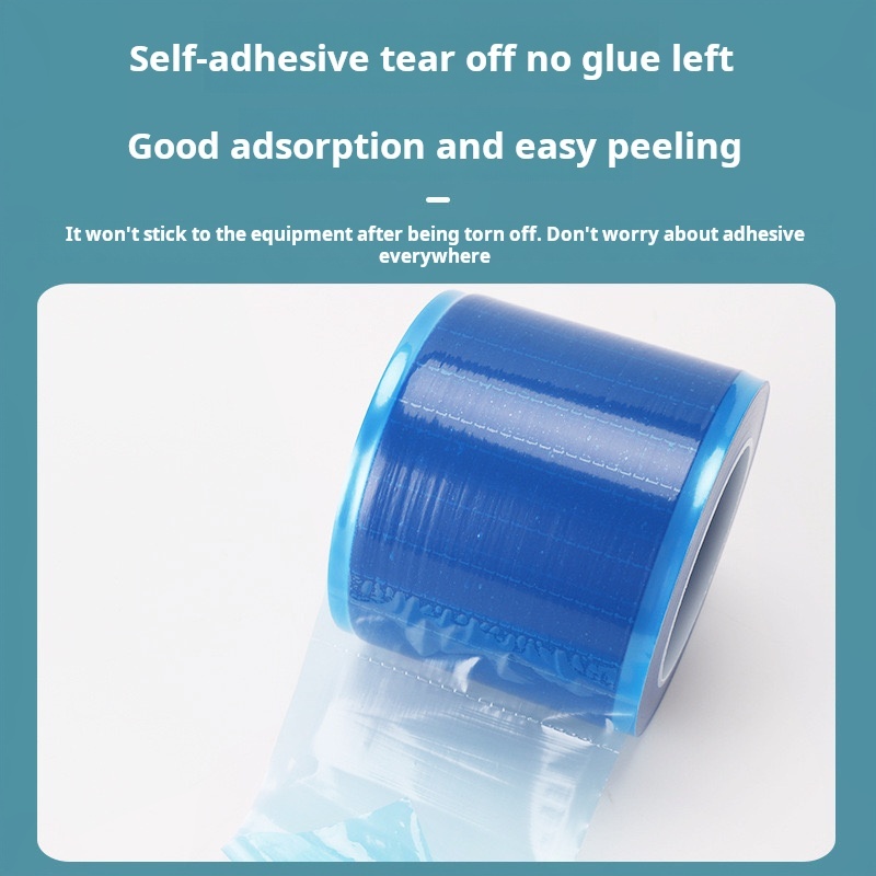 Transparent protective hygienic isolation film for tattoo equipment