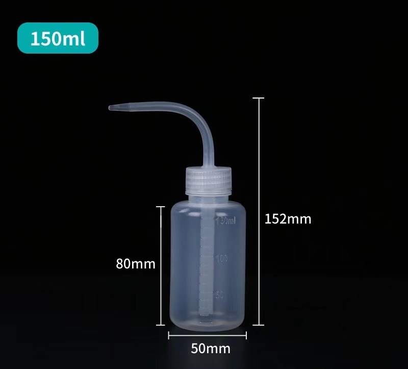 150ML/250ML/500ML/1000ML Pointed Curved Mouth  Squeeze Watering Kettle Long Curved Nozzle Beak Dropper