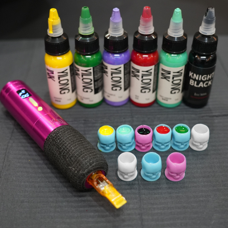 New Skull Tattoo Ink Cup 200/bag