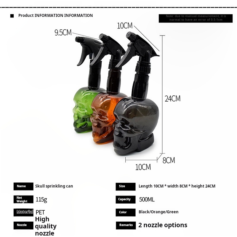 Skull spray bottle