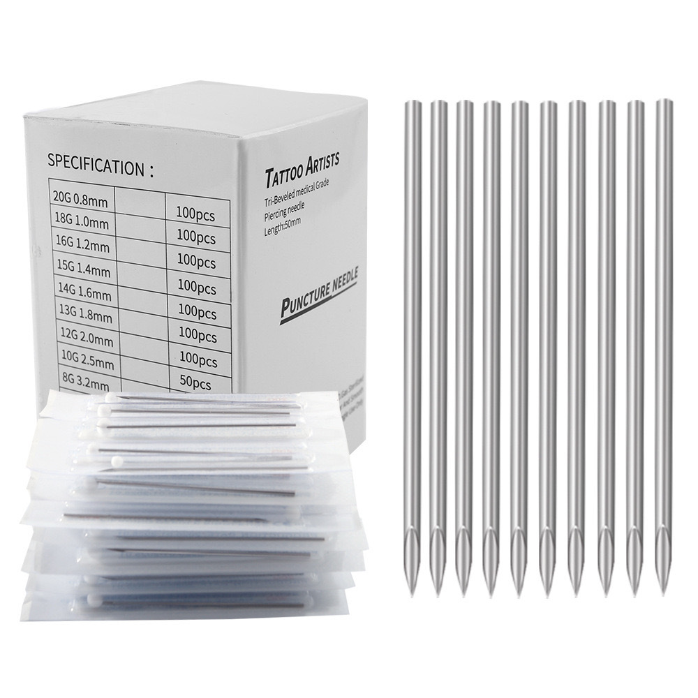 Puncture needle sterile puncture needle various sizes sterile tattoo needle supply