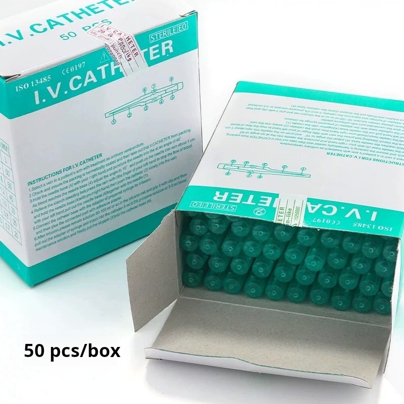 IV catheter needles 50pcs Professional sterilized tattoo puncture needles