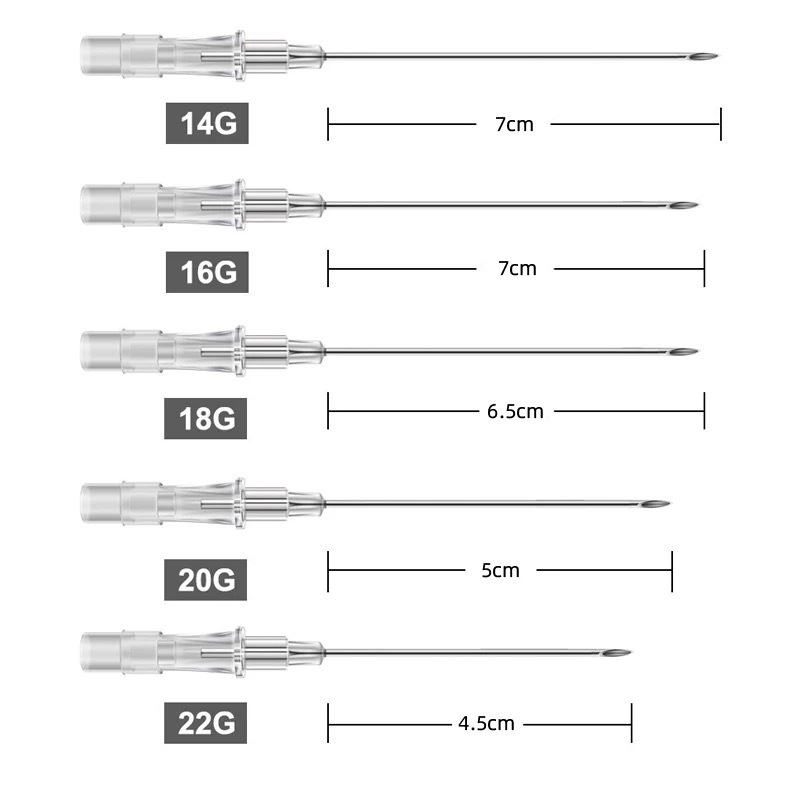 IV catheter needles 50pcs Professional sterilized tattoo puncture needles