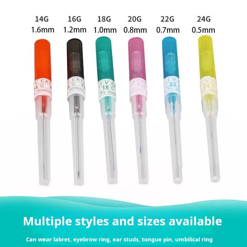 IV catheter needles 50pcs Professional sterilized tattoo puncture needles