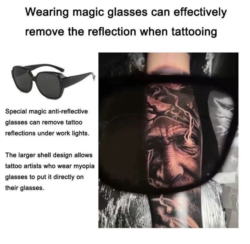 Tattoo Removal Reflective Work Glasses Light Set----Regular Model