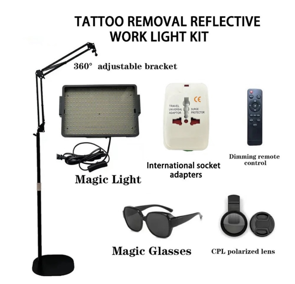Tattoo Removal Reflective Work Glasses Light Set----Regular Model