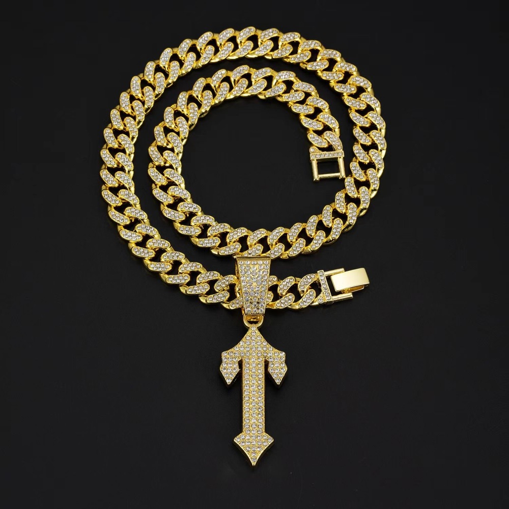 Super shiny diamond hip-hop pendant