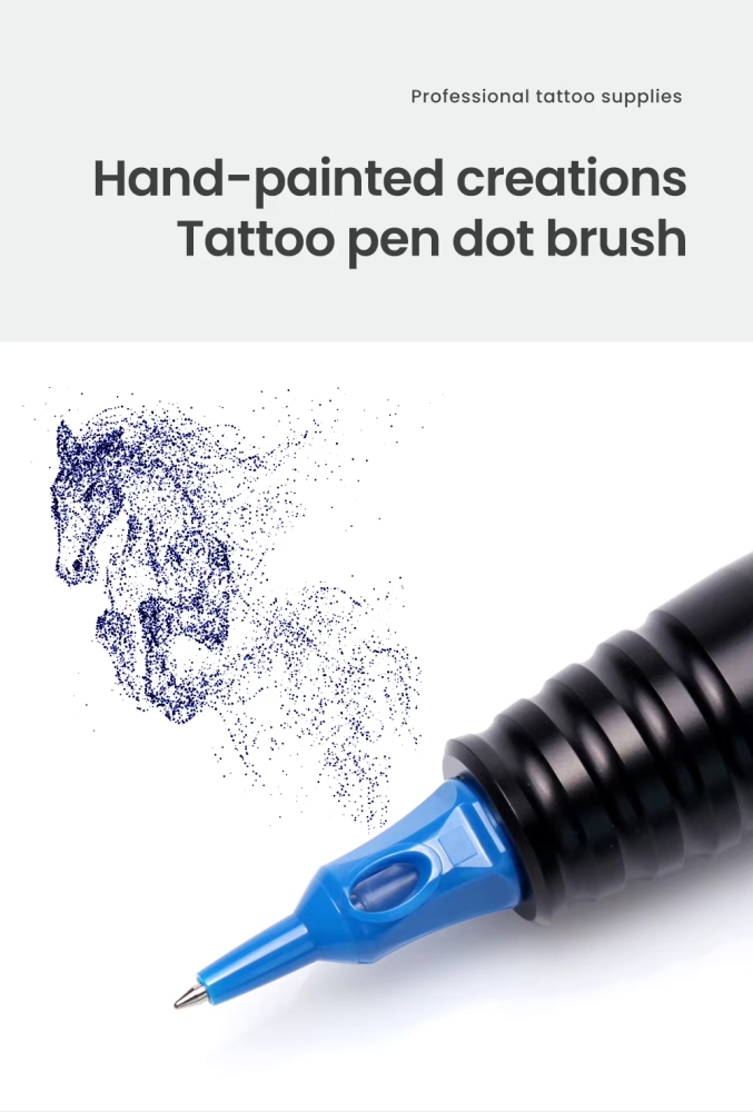 Ballpoint pen tattoo needle