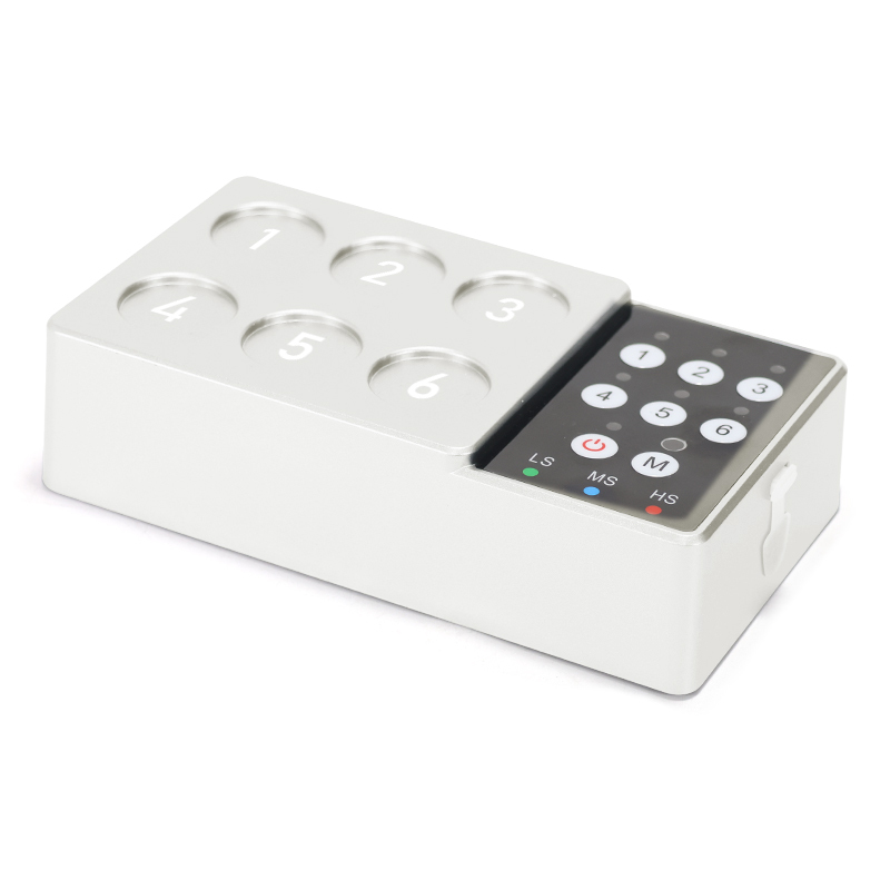 Adjustable speed color mixer