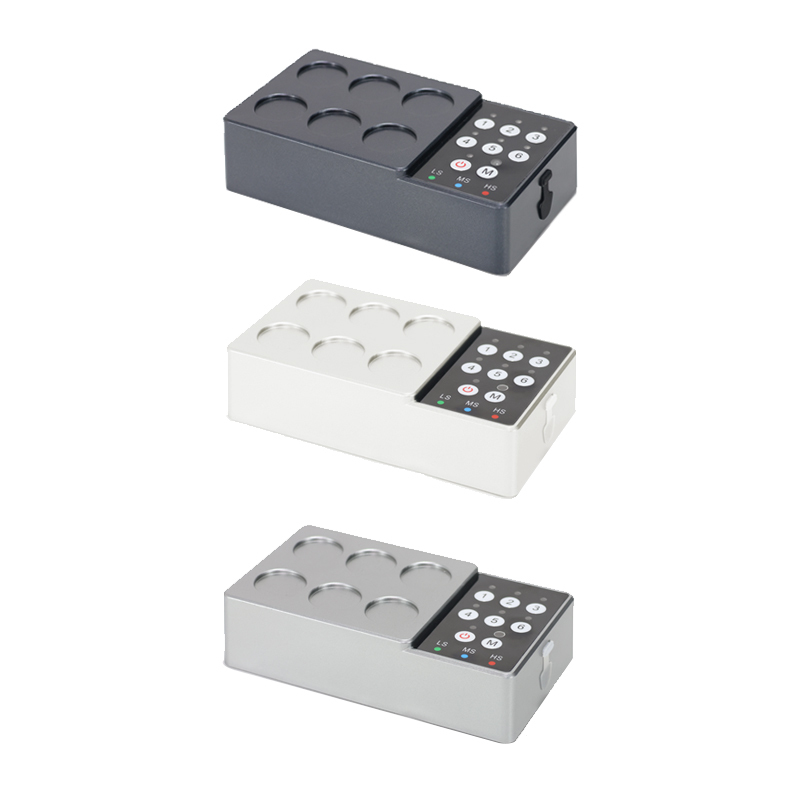 Adjustable speed color mixer