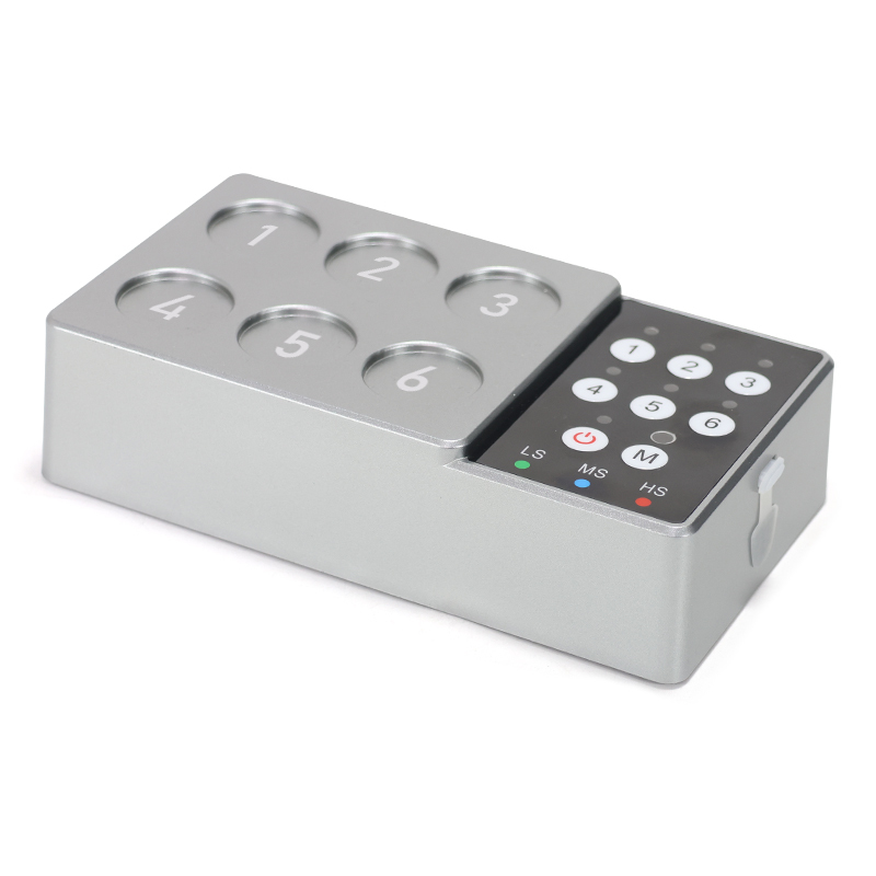 Adjustable speed color mixer