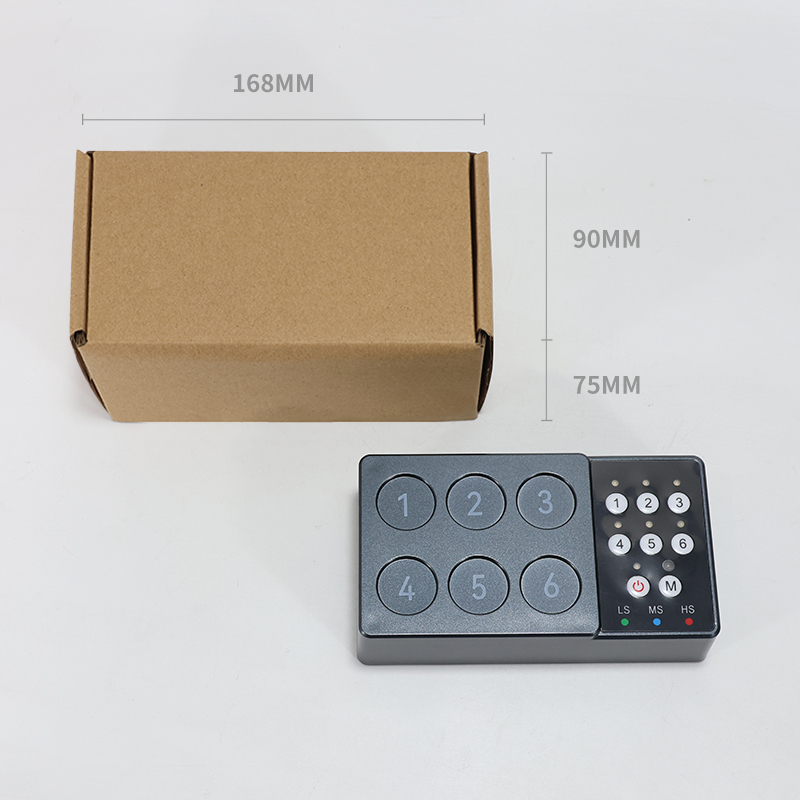 Adjustable speed color mixer