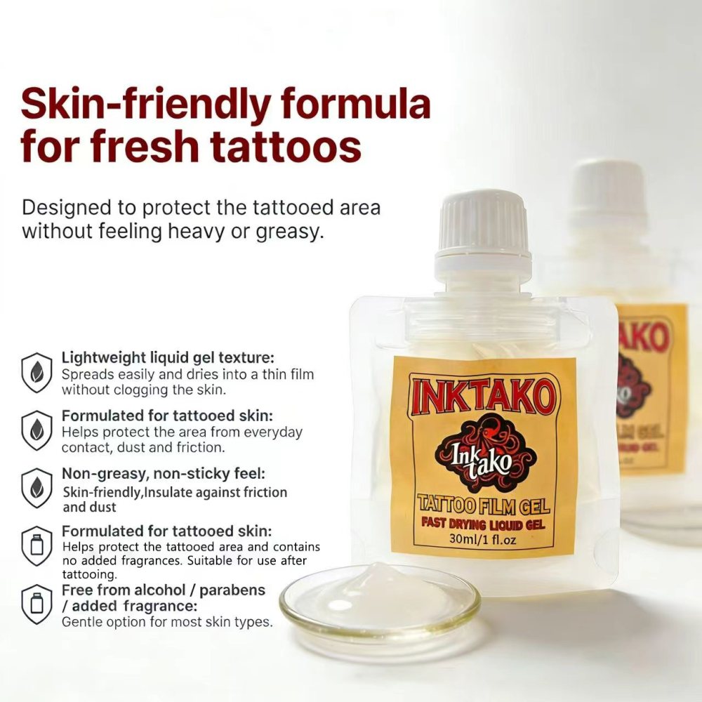 MK INKTAKO TATTOO FILM GEL  FAST DRYING LIQUD GEL