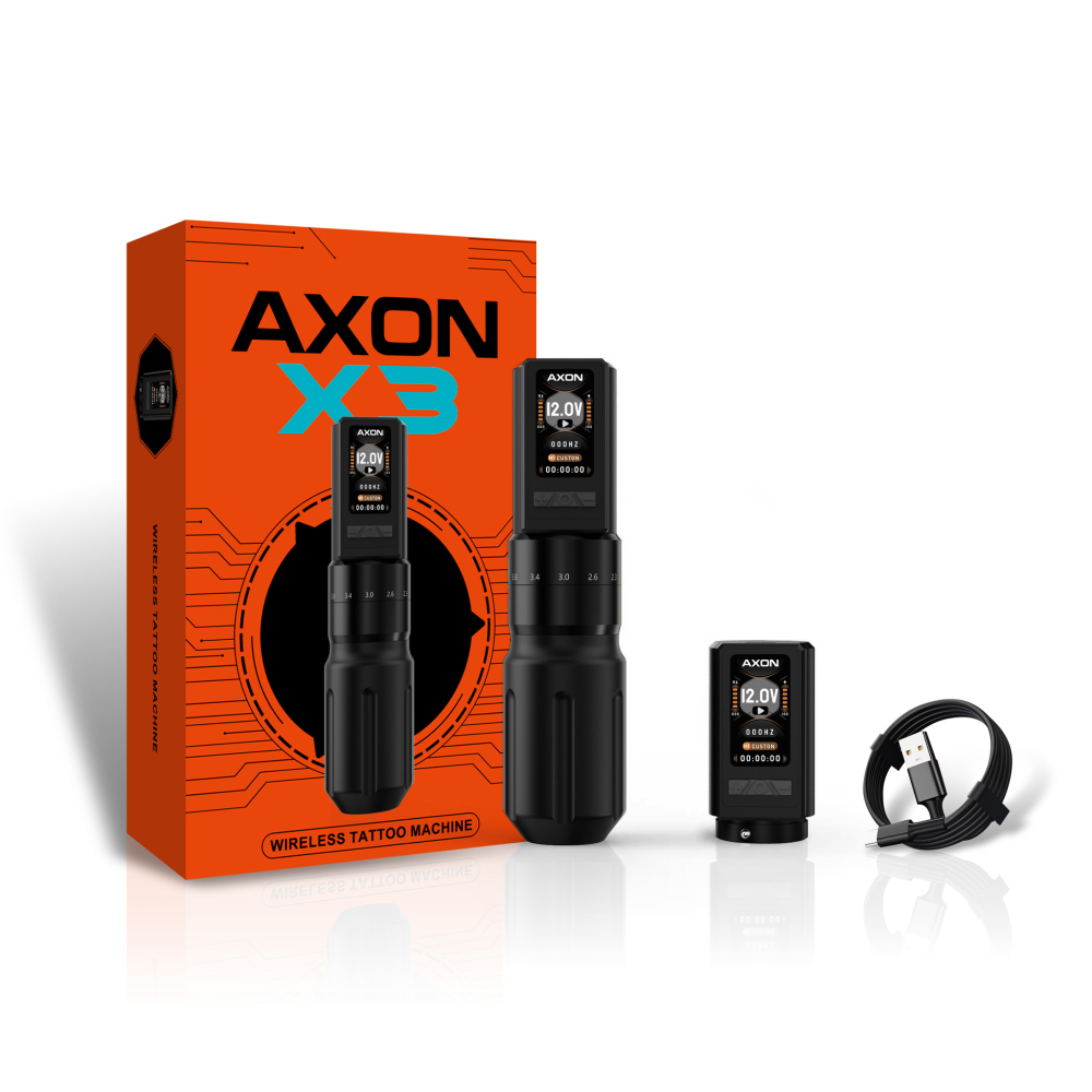 AXON  X3 — Wireless Tattoo Machine【Pre-sale】