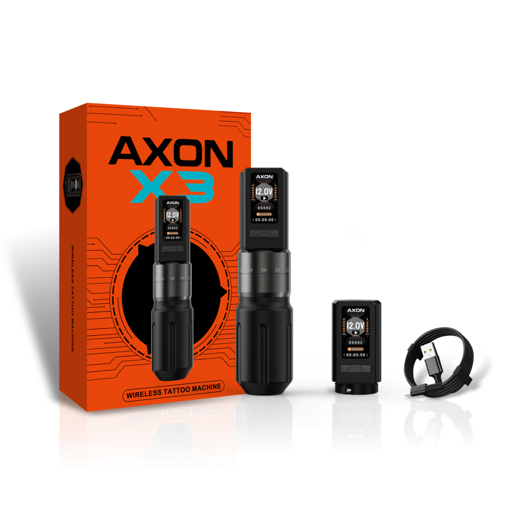AXON  X3 — Wireless Tattoo Machine【Pre-sale】
