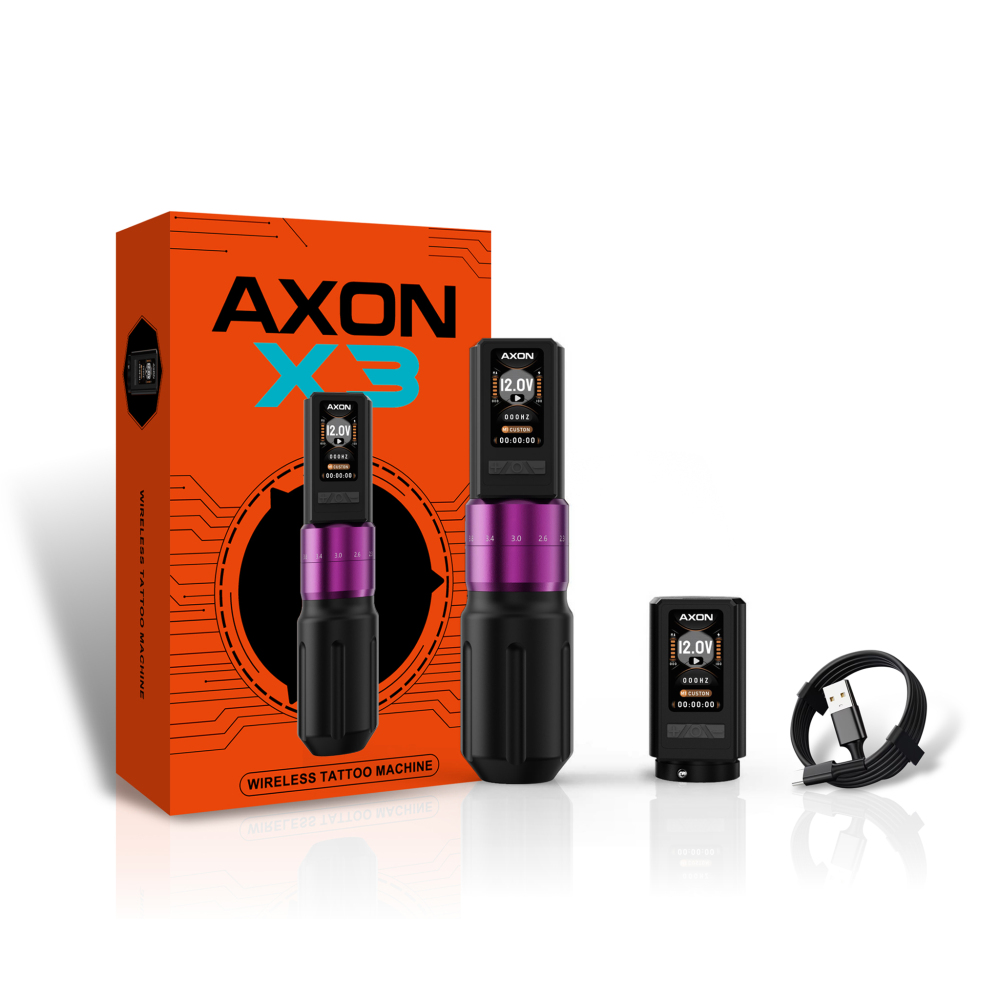 AXON  X3 — Wireless Tattoo Machine【Pre-sale】